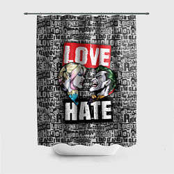 Шторка для ванной Love Hate