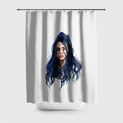 Шторка для душа BILLIE EILISH, цвет: 3D-принт