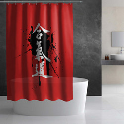 Шторка для душа Айкидо, цвет: 3D-принт — фото 2