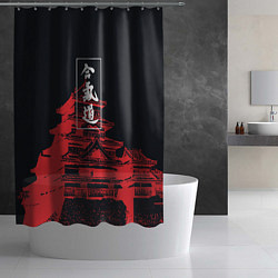 Шторка для душа Aikido, цвет: 3D-принт — фото 2