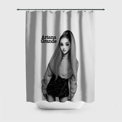 Шторка для душа Ariana Grande Ариана Гранде, цвет: 3D-принт