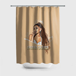 Шторка для душа Ariana Grande Ариана Гранде, цвет: 3D-принт