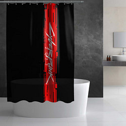 Шторка для душа CYBERPUNK 2077, цвет: 3D-принт — фото 2