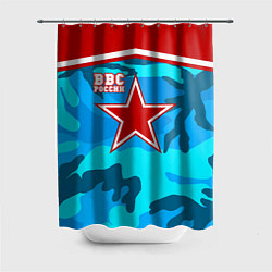 Шторка для душа ВВС России, цвет: 3D-принт