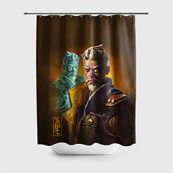 Шторка для душа Zane Flynt, цвет: 3D-принт