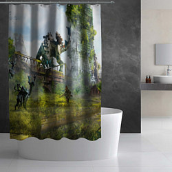 Шторка для душа HORIZON ZERO DAWN 2020, цвет: 3D-принт — фото 2