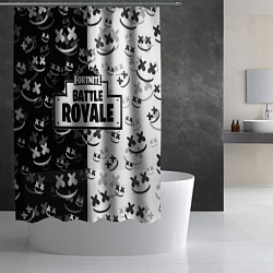 Шторка для душа Fortnite & Marshmello, цвет: 3D-принт — фото 2