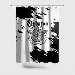 Шторка для душа Sabaton, цвет: 3D-принт