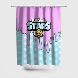 Шторка для душа BRAWL STARS, цвет: 3D-принт