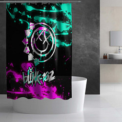 Шторка для душа Blink-182 6, цвет: 3D-принт — фото 2