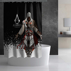 Шторка для душа Assassin’s Creed 04, цвет: 3D-принт — фото 2