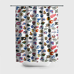 Шторка для душа NHL PATTERN Z, цвет: 3D-принт