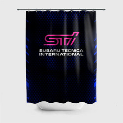Шторка для душа SUBARU STI Z, цвет: 3D-принт