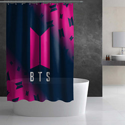 Шторка для душа BTS БТС, цвет: 3D-принт — фото 2