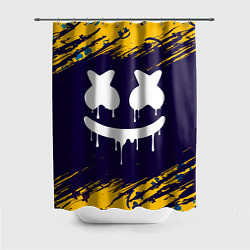 Шторка для душа MARSHMELLO МАРШМЕЛЛОУ, цвет: 3D-принт