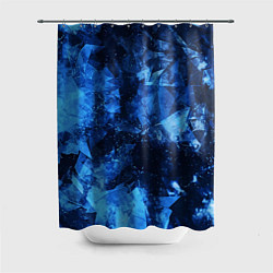 Шторка для душа Blue Abstraction, цвет: 3D-принт