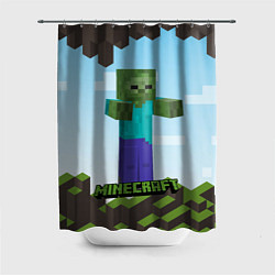 Шторка для душа Minecraft, цвет: 3D-принт