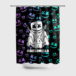 Шторка для душа MARSHMELLO, цвет: 3D-принт