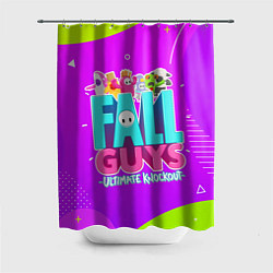 Шторка для душа Fall Guys, цвет: 3D-принт