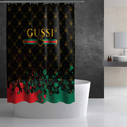 Шторка для душа GUSSI ГУСИ, цвет: 3D-принт — фото 2