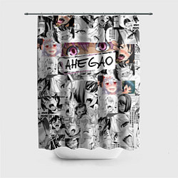 Шторка для душа Ахегао Ahegao, цвет: 3D-принт