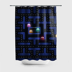 Шторка для душа Pacman, цвет: 3D-принт