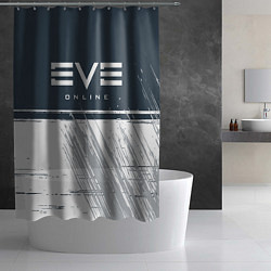 Шторка для душа EVE ONLINE ИВ ОНЛАЙН, цвет: 3D-принт — фото 2