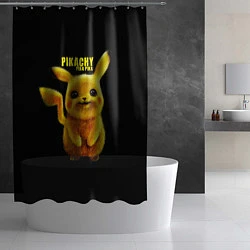 Шторка для душа Pikachu Pika Pika, цвет: 3D-принт — фото 2