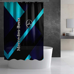 Шторка для душа Mercedes Benz, цвет: 3D-принт — фото 2