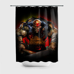 Шторка для душа Five Finger Death Punch Skull, цвет: 3D-принт