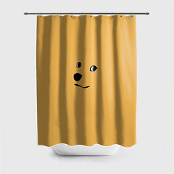 Шторка для душа Smile dog, цвет: 3D-принт