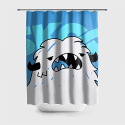 Шторка для душа SK8 the Infinity Скейт Ланги, цвет: 3D-принт