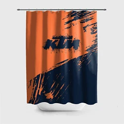 Шторка для душа KTM ГРАНЖ Z, цвет: 3D-принт