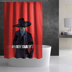 Шторка для душа Чумной Pay Day 2, цвет: 3D-принт — фото 2