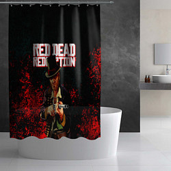 Шторка для душа Red Dead Redemption Bandit, цвет: 3D-принт — фото 2
