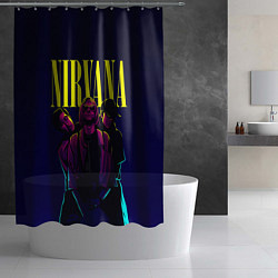 Шторка для душа Nirvana Neon, цвет: 3D-принт — фото 2