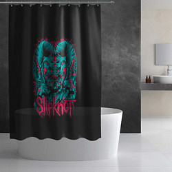 Шторка для душа Slipknot Monster, цвет: 3D-принт — фото 2