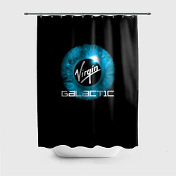 Шторка для душа Virgin Galactic Вирджин Галактик, цвет: 3D-принт