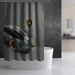 Шторка для душа Lamborghini concept 2020, цвет: 3D-принт — фото 2