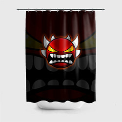 Шторка для душа Geometry Dash: Red Demon, цвет: 3D-принт