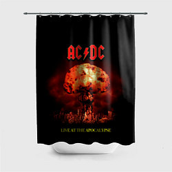 Шторка для душа Live at the Apocalypse - ACDC, цвет: 3D-принт