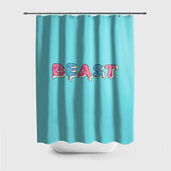 Шторка для душа Mr Beast Donut, цвет: 3D-принт