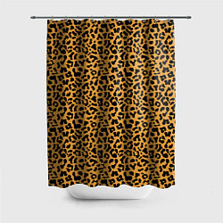 Шторка для душа Леопард Leopard, цвет: 3D-принт