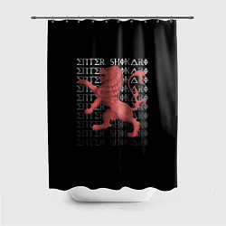 Шторка для душа Enter Shikari Lion, цвет: 3D-принт