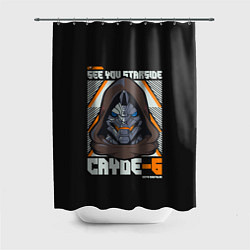 Шторка для душа Cayde-6 арт, цвет: 3D-принт