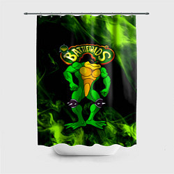 Шторка для душа Battletoads Rash, цвет: 3D-принт