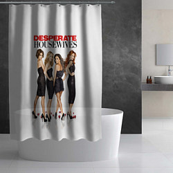 Шторка для душа Desperate Housewives Отчаянные Домохозяйки, цвет: 3D-принт — фото 2
