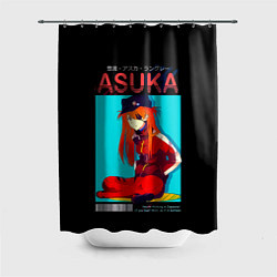 Шторка для душа Asuka - Neon Genesis Evangelion, цвет: 3D-принт
