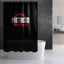Шторка для душа Metroid Dread - Red Planet, цвет: 3D-принт — фото 2