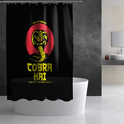 Шторка для душа Cobra Kai California, цвет: 3D-принт — фото 2